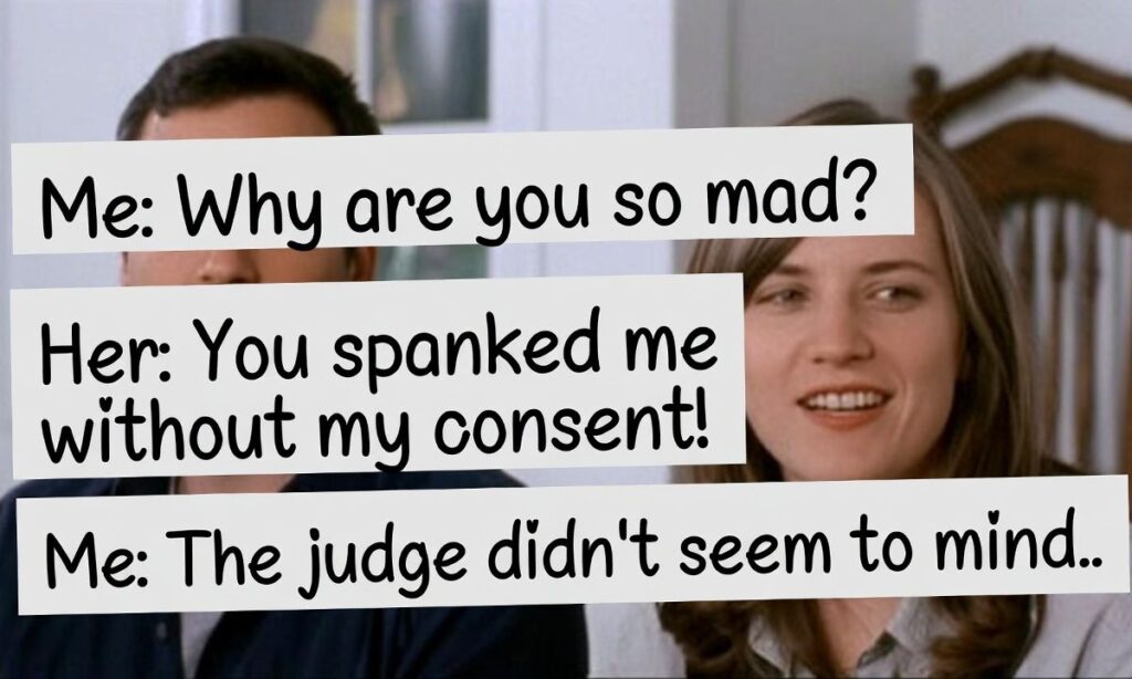 Humorous Spanking Captions