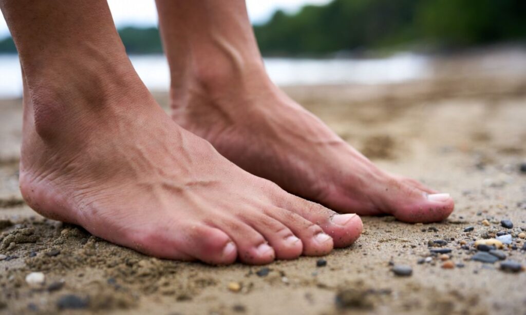 Nature Feet Captions