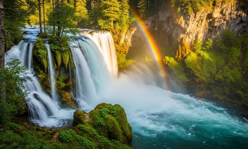 Savage Waterfall Captions for Instagram