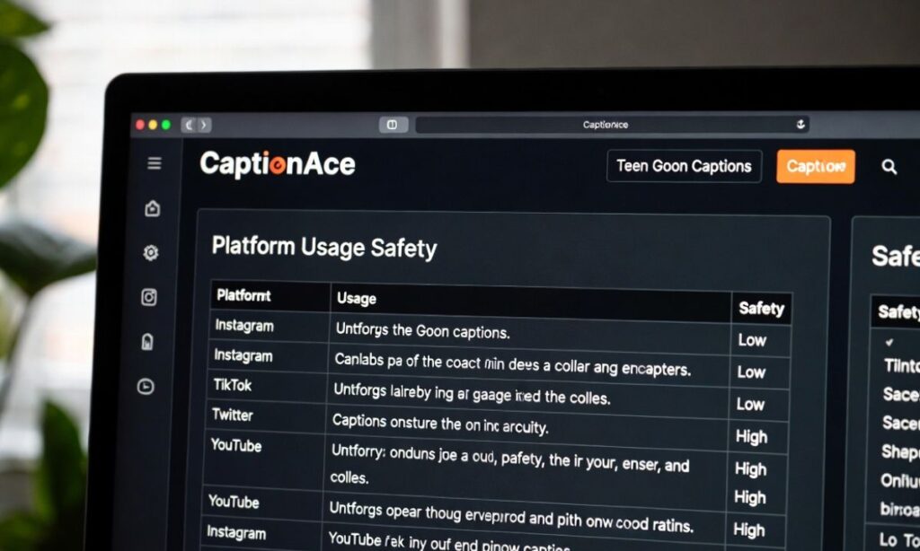 Teen Goon Captions on CaptionAce