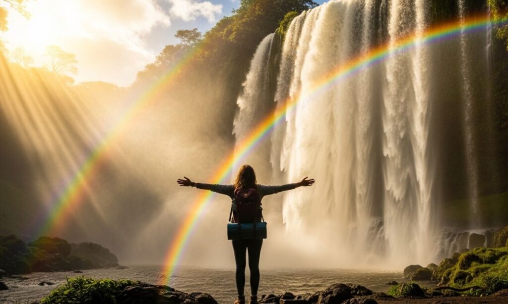 Travel Waterfall Captions for Instagram