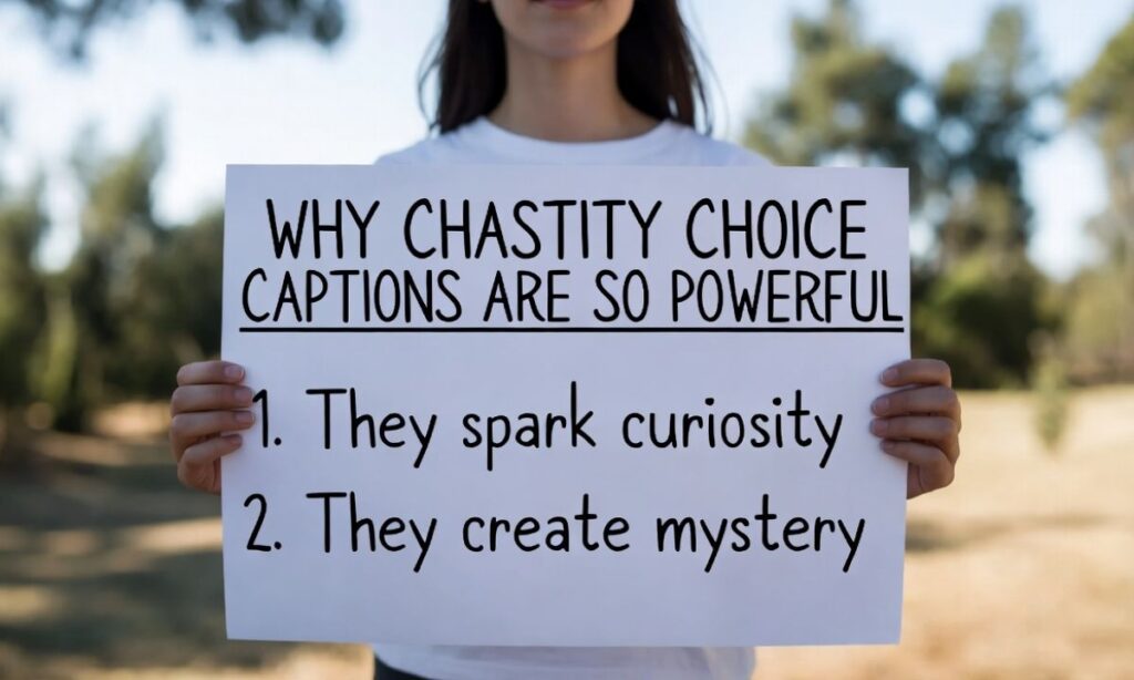 Why Chastity Choice Captions Are So Powerful