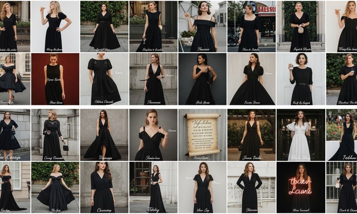 300 + Captivating Black Dress Captions for Your Timeless Moments