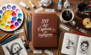 347 + Art Captions for Instagram That Ignite Creative Soul