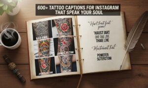 600 + Tattoo Captions for Instagram That Speak Your Soul