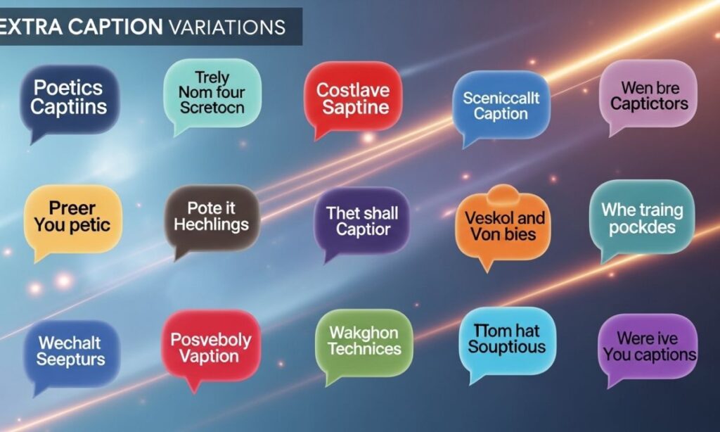 Extra Caption Variations