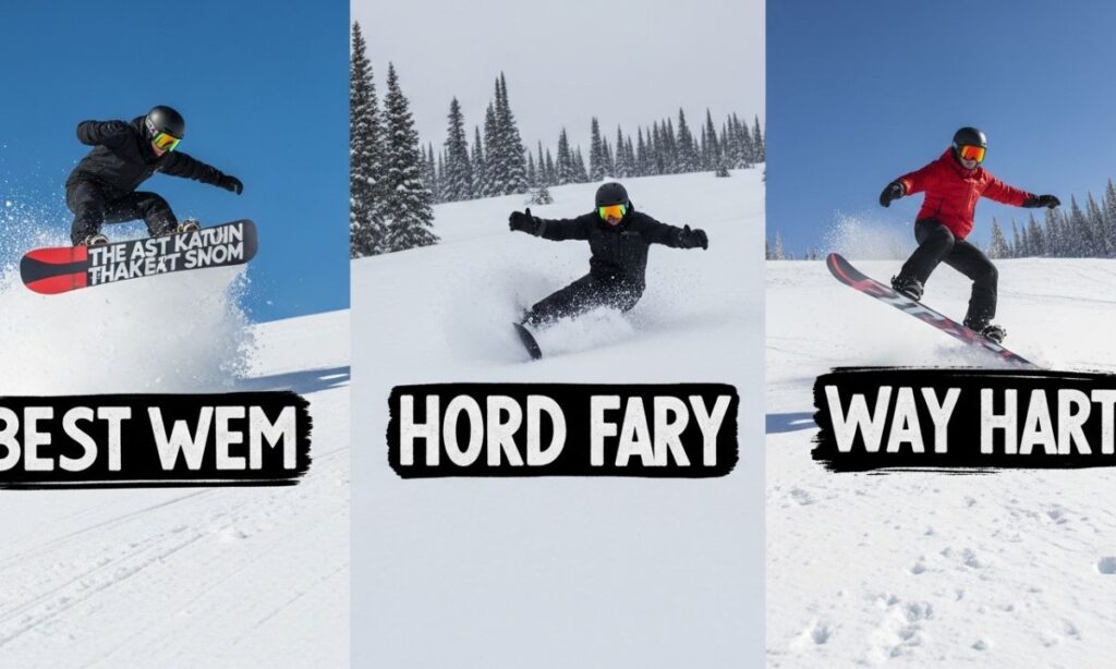 Funny & Playful Snowboarding Captions for Instagram