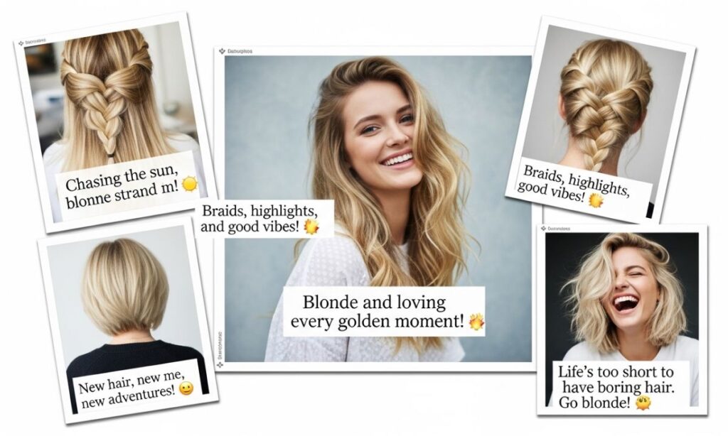Inspiring Blonde Hair Captions for Instagram