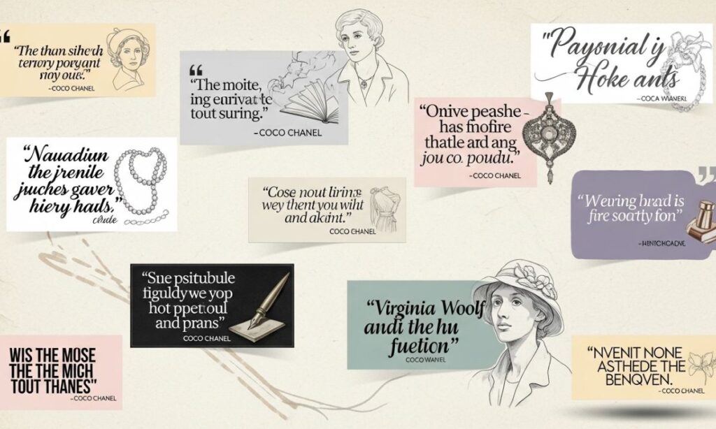 Quotes from Fashion Icons & Literary Figures