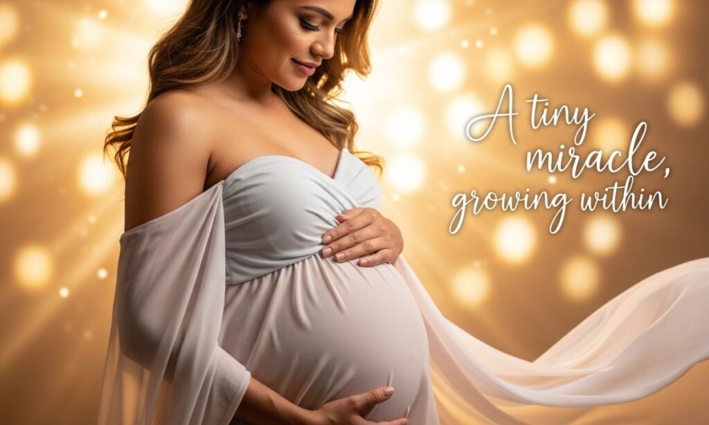 Radiant Maternity Captions for Moms-to-Be
