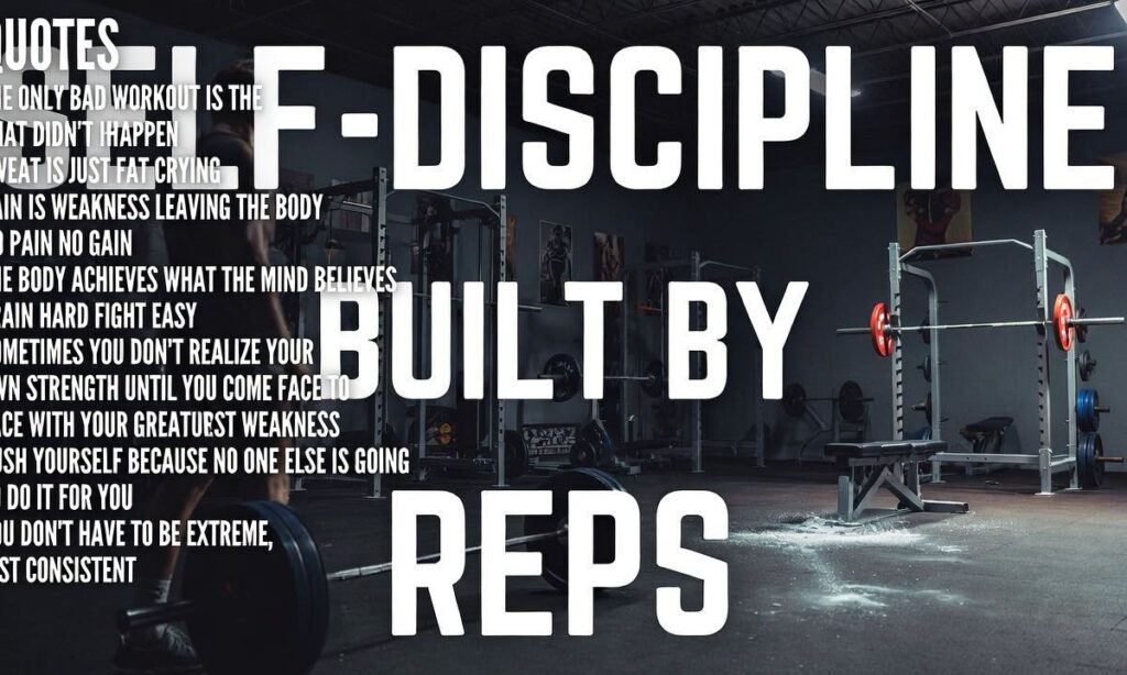 Self-Discipline Workout Captions