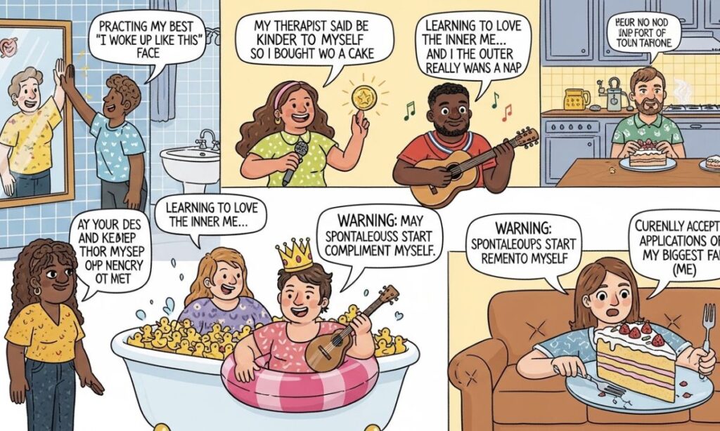 Self Love Captions for Fun and Humor