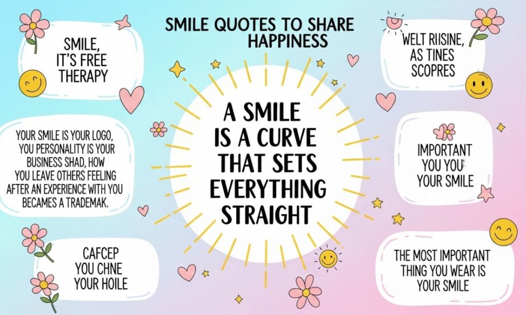 Smile Quotes to Share Happiness