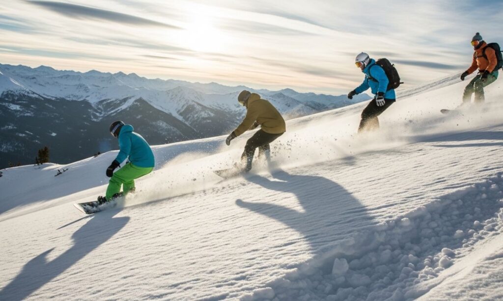 Snowboarding Captions for Memories & Moments