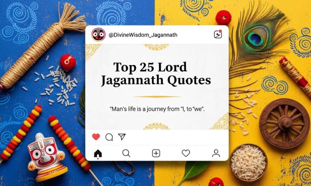 Top 25 Lord Jagannath Quotes for Instagram